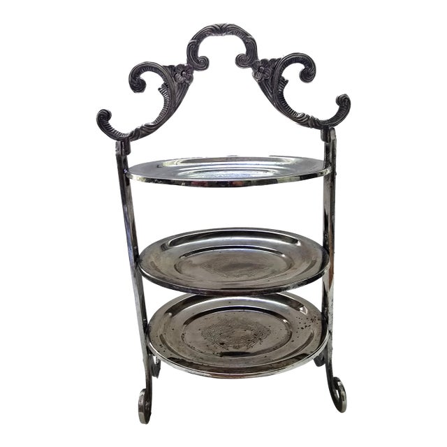 1930s Edwardian Style Mini Patisserie Stand For Sale