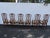 Wood French Set of Dining Table Two Leaves and Six High Back Chairs 6664 For Sale - Image 7 of 18