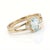 Natural Aquamarine Engagement Ring - March Birthstone Ring Us 7 For Sale - Image 4 of 5