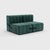 Not Yet Made - Made To Order Curt Modular Set - Flexible 2-Seater - Barcelona - Serpentine - V3347/39 (Green) by Ambivalenz, Set of 4 For Sale - Image 5 of 5