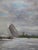 Victor Trevett, Dutch Seascape, Mid Century, Oil on Canvas For Sale - Image 7 of 14