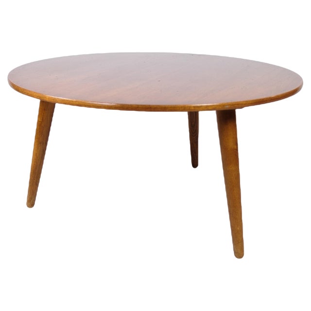 Coffee Table in Teak & Oak attributed to Hans J. Wegner, 1960s For Sale