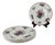 Vintage Agreste Dinner Plates from Sarreguemines, 1980s, Set of 4 For Sale