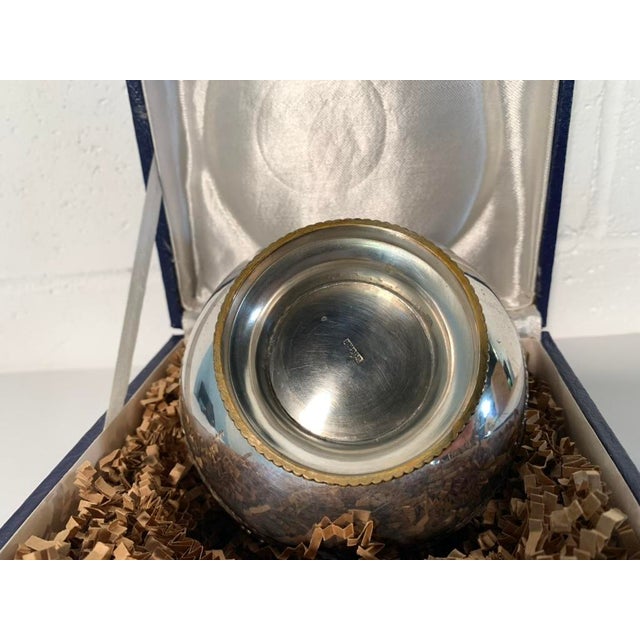 Silver Vintage Sterling Silver Anglo-Indian Repoussé Bowl - 5" Diameter - British Raj For Sale - Image 8 of 8