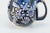 1940s Mid-Century German Cobalt Blue Relief Stein with Pewter Lid, 1940s-1950s For Sale - Image 5 of 12