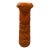 Mid-Century Orange Lava Glaze Stoneware Vessel For Sale