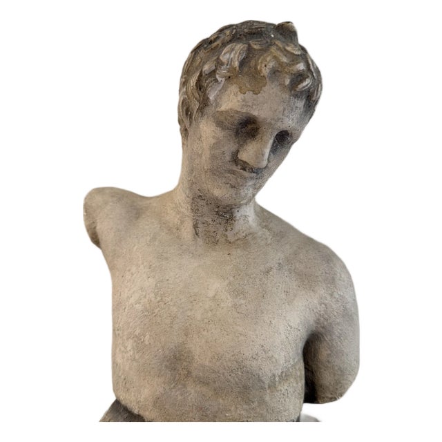 Aged Stone Roman Bust For Sale
