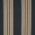 Sample- Schumacher Markova Stripe Fabric in Black For Sale