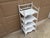 Late 19th Century 19th Century American Victorian White Painted Bamboo Four-Tier Étagère For Sale - Image 5 of 14