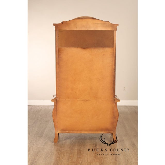 French Rococo Style Bombe Armoire Chest For Sale - Image 11 of 18
