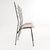 Pair of French-made chairs from the 1950s, with powder pink velvet seats. Sturdy and sturdy, with a matte black painted...