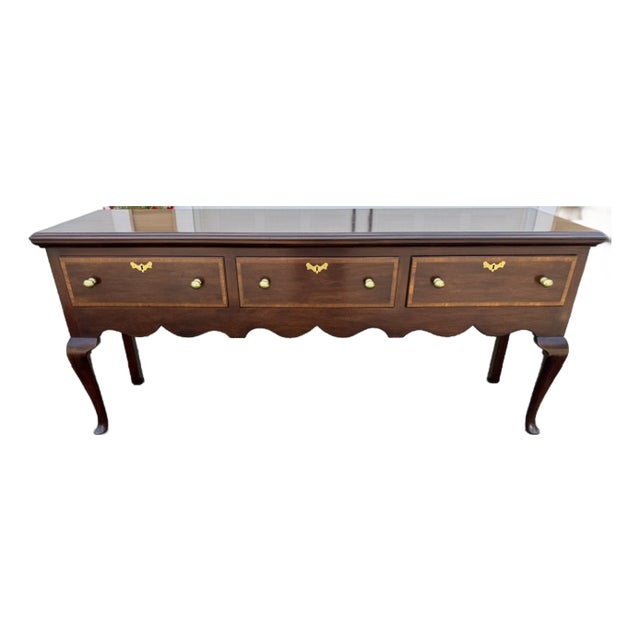 Late 20th Century Kittinger Mahogany Sideboard or Huntboard For Sale