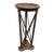 Mid 19th Century Regency Style Mahogany Pedestal Plant Stand With Bronze or Brass Beaded Trim For Sale