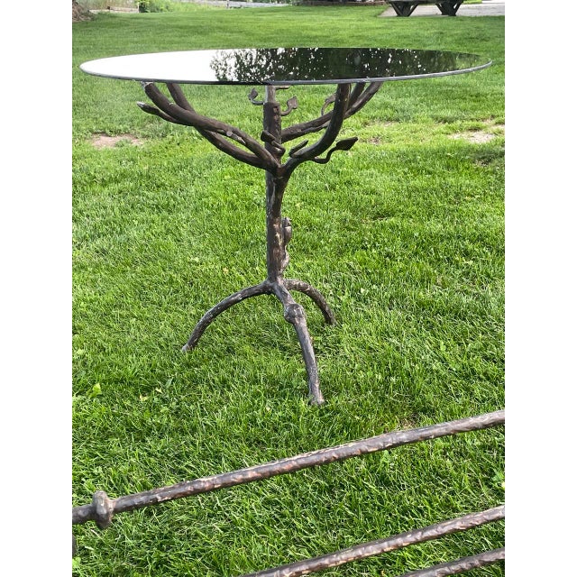 1960s 1960s Giacometti "Arbred Au Hibou" Brutalist Branch Table For Sale - Image 5 of 10