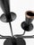 Metal Seven-Arm Candelabra in Black Metal and Copper attributed to Gunnar Ander for Ystad-Metall, Sweden, 1960s For Sale - Image 7 of 11