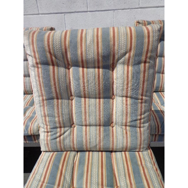 Mid 20th Century Mid 20th Century Milo Baughman Style Chrome Dining Chairs - Set of 6 For Sale - Image 5 of 10