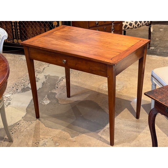 Brown 19th Century French Cherry Table For Sale - Image 8 of 15