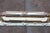 2 Vintage Brass Neoclassical Ribbon & Reed Door Pulls W Backplate 7.5" For Sale - Image 6 of 10