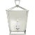 Chapman & Myers for Visual Comfort Signature Darlana Wall Lantern in Polished Nickel For Sale