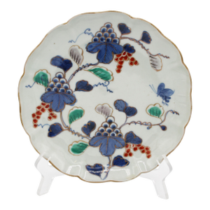 Late 18th-Early 19th Century Japanese Lobed Arita Plate