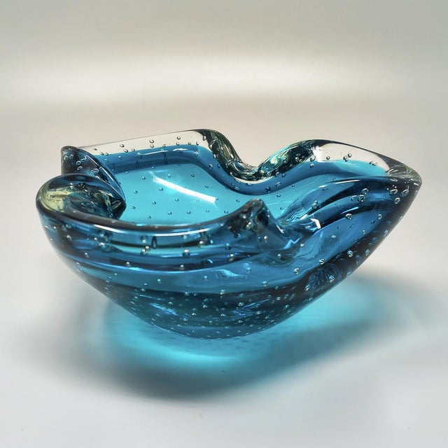 Mid-Century Modern Vintage Italian Ashtray by Flavio Poli for Seguso, 1960s For Sale - Image 3 of 8