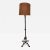 Rare Early Modernist Blackened Steel Floor Lamp Designed In The Manner Of Tommi Parzinger In The 1940's. Interesting...
