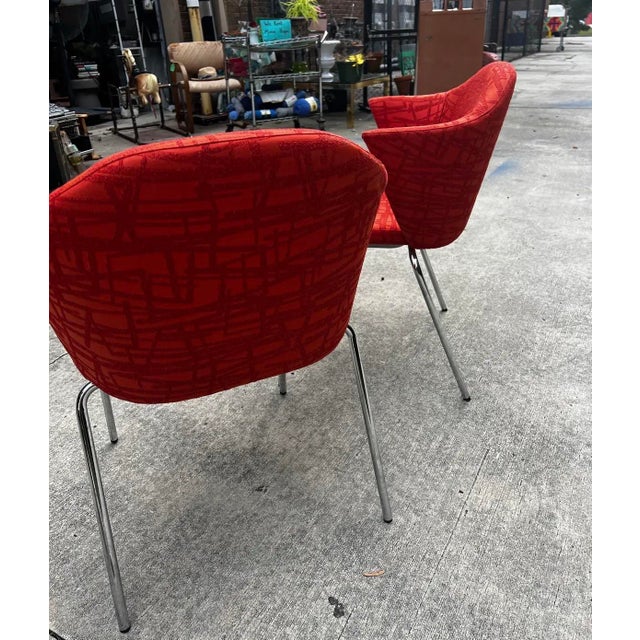 Vintage Red Coalesse Steelcase Abstract Chair For Sale In Atlanta - Image 6 of 6