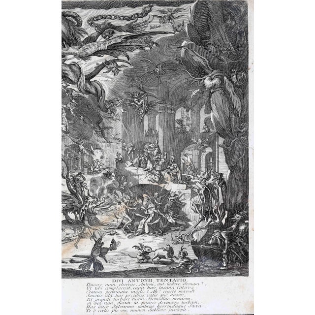 The Temptation of Saint Anthony inspired by Jacques Callot. The engraving is almost identical to the one made by Jacques...
