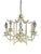 Vintage Faux Bamboo "Custom Color Option" Butter Colored Pagoda Tole 5-Light Chandelier For Sale In Houston - Image 6 of 8