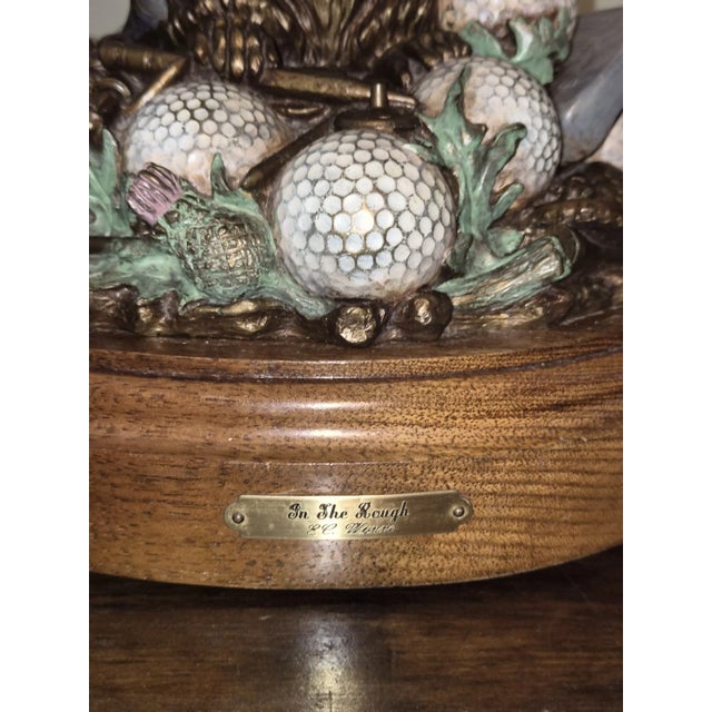 2000 - 2009 Rare Limited Edition "In the Rough" Bronze Sculpture by e.c. Wynne Golf Gopher For Sale - Image 5 of 6