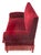 Textile Red Alsatian Sofa, 1950s For Sale - Image 7 of 15
