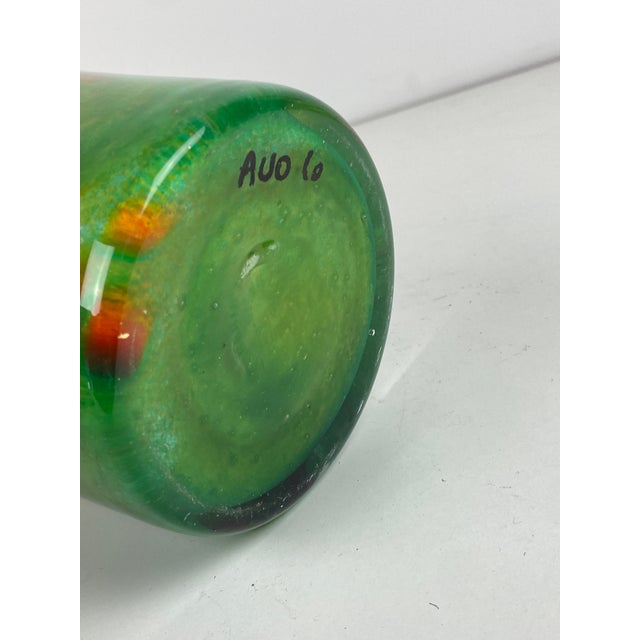 Large French School Glass Vase, 1950s For Sale - Image 4 of 8