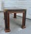 Drexel Drexel Et Cetera Faux Bamboo Leather Wrapped Coffee or Side Parsons Table For Sale - Image 4 of 12