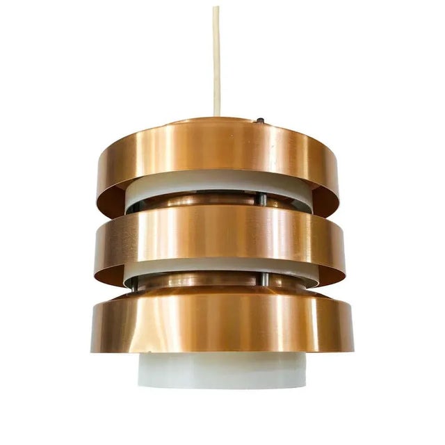 Copper and Metal Pendant Lamp from DDR, 1960s For Sale - Image 13 of 13