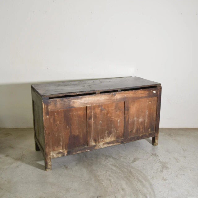 Industrial Wooden Workbench, 1930s For Sale - Image 9 of 10