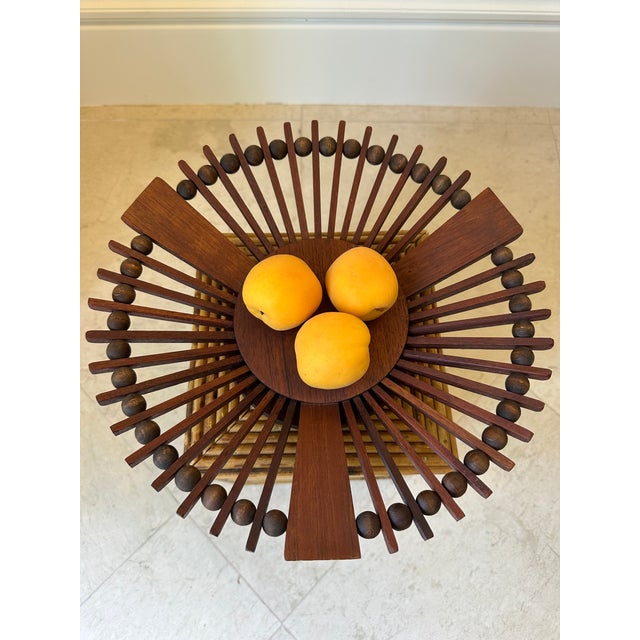 Vintage 1980’s Handcrafted Sculptural Wood Bowl / Vessel For Sale - Image 10 of 14