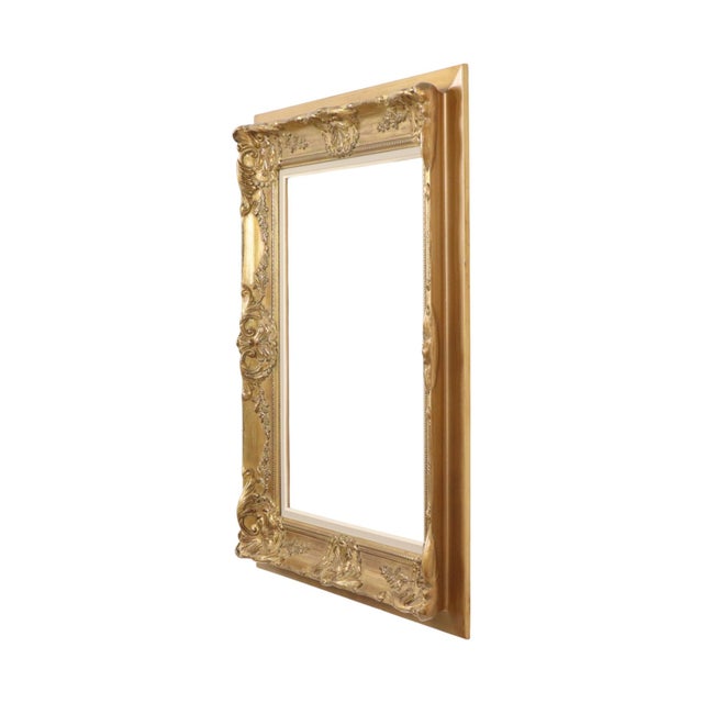 Baroque Style Gold Leaf Frame For Sale - Image 13 of 15
