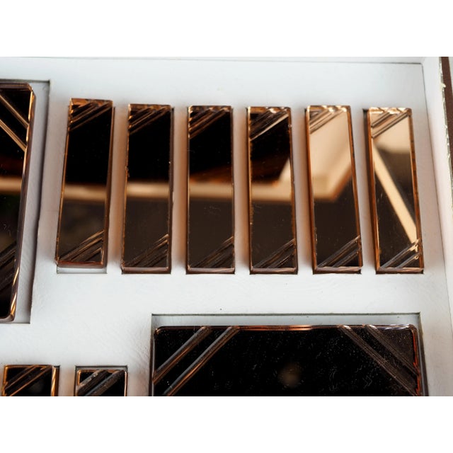 Contemporary 1930s French Stylclair Art Deco Glass Set of Knife Rests, Trivet and Bottle Coasters Set- 15 Pieces For Sale - Image 3 of 12