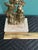 Exceptional late-19th-century Victorian brass figural girandole candelabra, dating approximately 1850-1870 mounted on a...