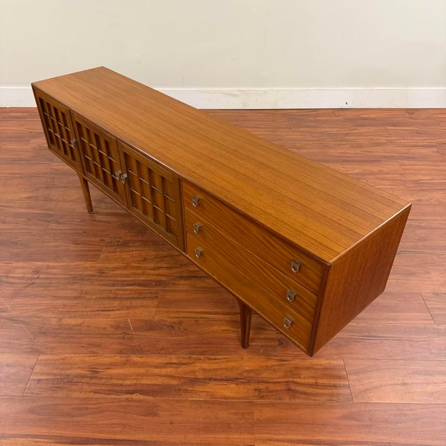 A. Younger Ltd. Lattice Doors Teak Sideboard For Sale In Seattle - Image 6 of 13