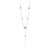 Contemporary Stellar Radiance Sterling Silver & Diamond Necklace For Sale - Image 3 of 7