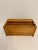 Brown Vintage Bamboo and Rattan Letter Holder Desk Organizer For Sale - Image 8 of 8
