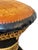 Pair of Mid-Century Anglo-Indian Leather & Rattan Drum Stools For Sale - Image 11 of 17