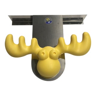 SKS Fun & Fantasy Collection "Elk" YELLOW Overdoor Wardrobe Hook #67015 For Sale
