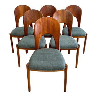 1960s Niels Koefoed Teak Dining Chairs - Set of 6 For Sale