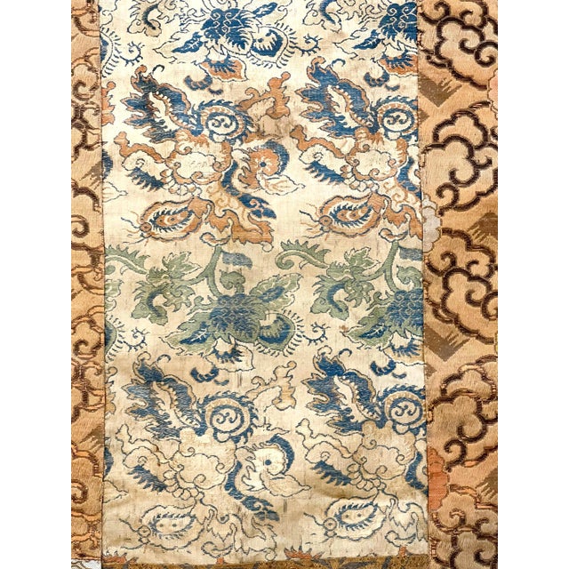 Antique Brocade Kesa Monk's Patched Robe Edo Period For Sale - Image 4 of 17