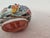 Antique 19th Century Chinese Famille Rose Molded Porcelain Snuff Bottle With Qianlong Mark For Sale - Image 11 of 11