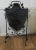 Victorian Arts and Crafts Gothic Shield Iron Fire Screen For Sale - Image 3 of 7