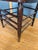 Pressed Back Chair with Leather Seat and Turned Parts For Sale - Image 9 of 18