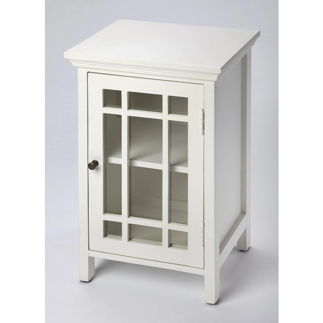 White Baxter Cabinet, White For Sale - Image 8 of 8